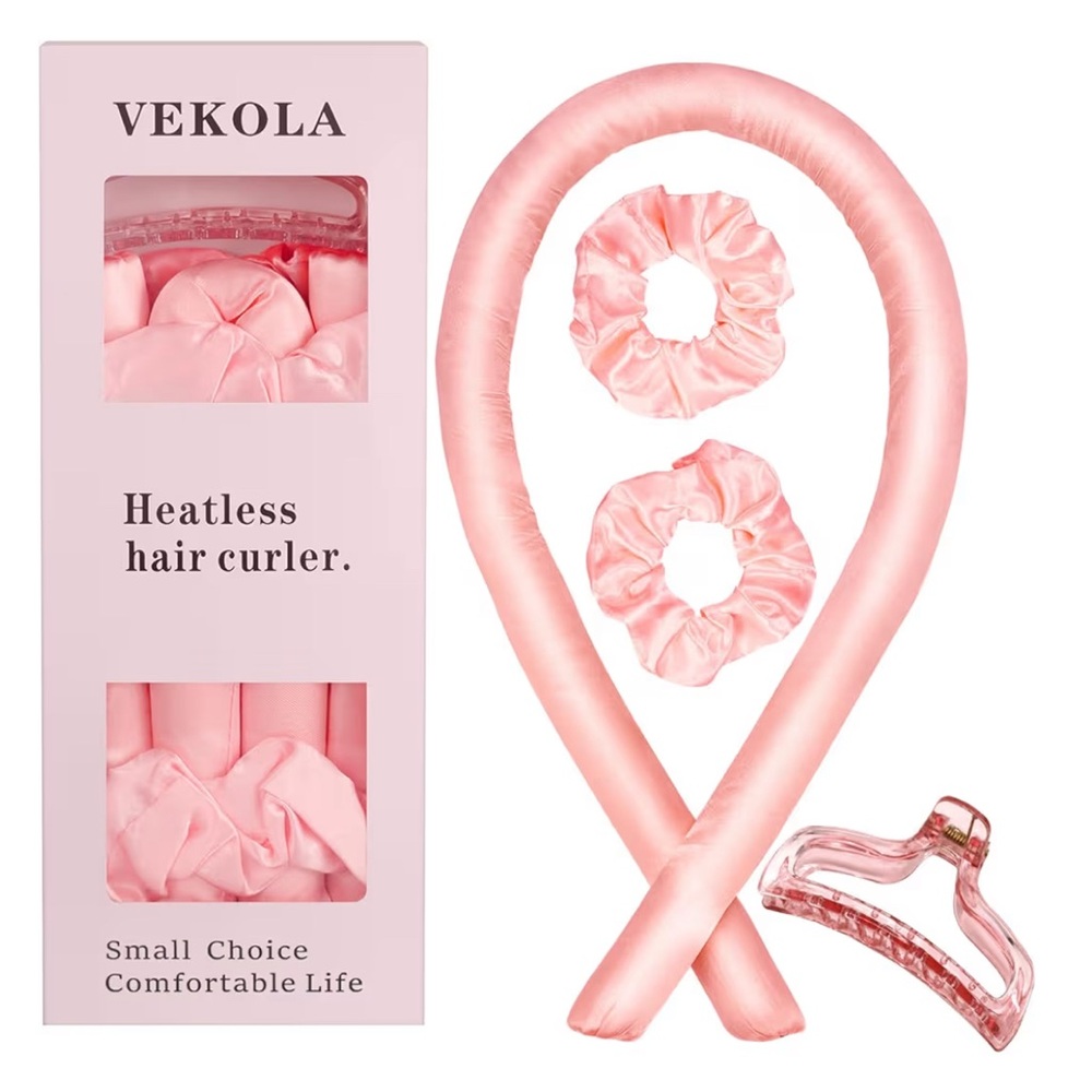 🌙 Heatless Hair Curler for Long Hair,Soft and Comfortable Sleep Hair Curler